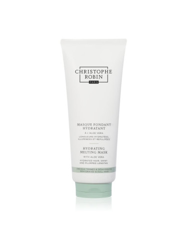 Christophe Robin Hydrating Melting Mask with Aloe Vera хидратираща маска за суха коса 200 мл.