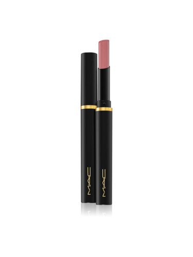 MAC Cosmetics Powder Kiss Velvet Blur Slim Stick матиращо хидратиращо червило цвят Over the Taupe 2 гр.