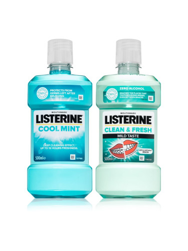 Listerine Duopack вода за уста (изгодна опаковка)