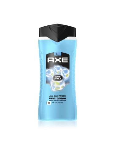 Axe Ice Chill душ гел за лице, тяло и коса 400 мл.