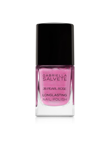 Gabriella Salvete Longlasting Enamel дълготраен лак за нокти перлен блясък цвят 36 Pearly Rose 11 мл.