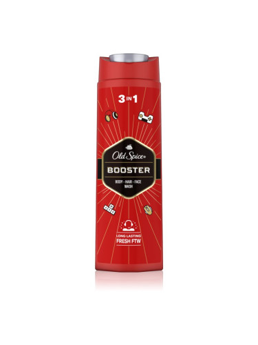 Old Spice Booster душ гел и шампоан 2 в 1 за мъже 400 мл.
