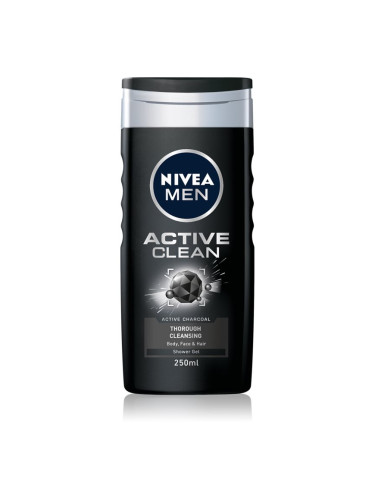 Nivea Men Active Clean душ гел  за мъже 250 мл.