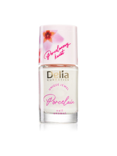 Delia Cosmetics Porcelain лак за нокти 2 в 1 цвят 02 Cream 11 мл.