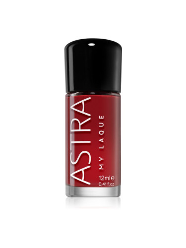 Astra Make-up My Laque 5 Free дълготраен лак за нокти цвят 22 Poppy Red 12 мл.