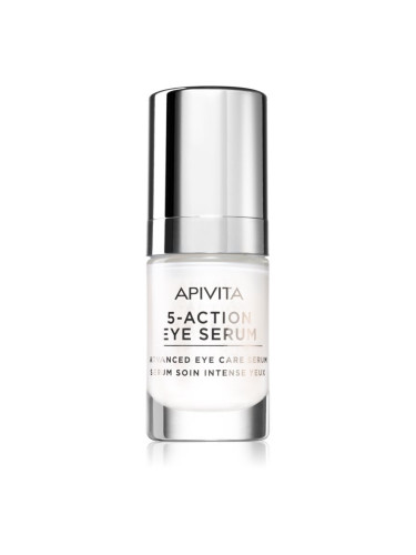 Apivita 5-Action Eye Serum интензивен серум за околоочната област 15 мл.