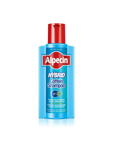 Alpecin Hybrid шампоан с кофеин за чувствителна кожа на скалпа 375 мл.