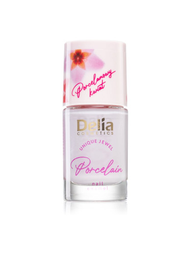 Delia Cosmetics Porcelain лак за нокти 2 в 1 цвят 06 Lilly 11 мл.