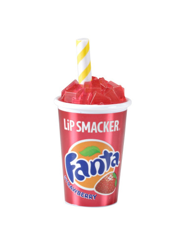 Lip Smacker Fanta Strawberry стилен балсам за устни в чашка вкус Strawberry 7.4 гр.