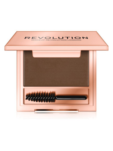 Makeup Revolution Soap Styler твърд сапун за вежди цвят Brown 5 гр.