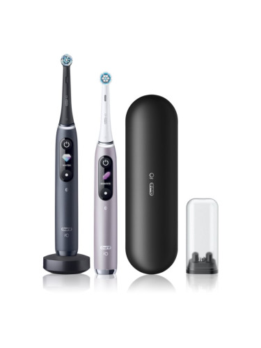 Oral-B iO9 електрическа четка за зъби DUO Black Onyx & Rose Quartz 2 бр.