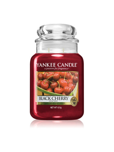 Yankee Candle Black Cherry ароматна свещ 623 гр.