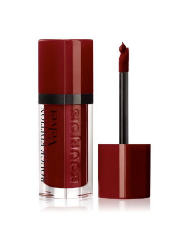 Bourjois Rouge Edition Velvet течно червило с матиращ ефект цвят 19 Jolie-De-Vin 7.7 мл.