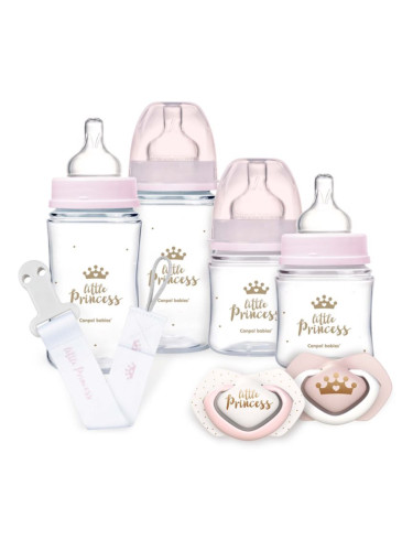 Canpol babies Royal Baby Set подаръчен комплект за деца от раждането им Pink 1 бр.
