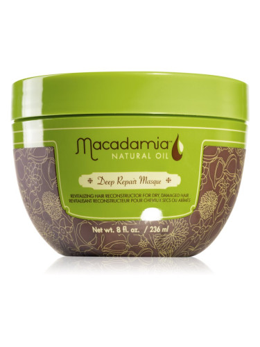 Macadamia Natural Oil Deep Repair дълбоко регенерираща маска за суха и увредена коса 236 мл.