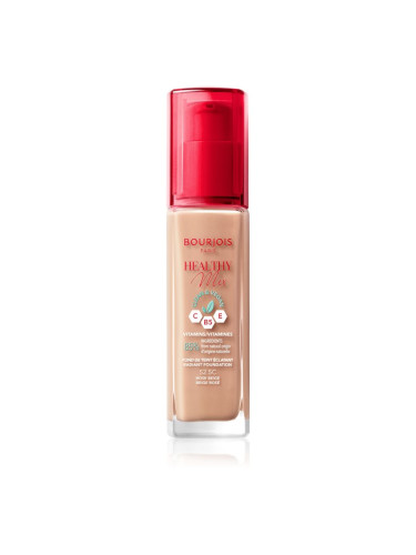 Bourjois Healthy Mix озаряващ хидратиращ фон дьо тен 24 часа цвят 52.5C Rose Beige 30 мл.