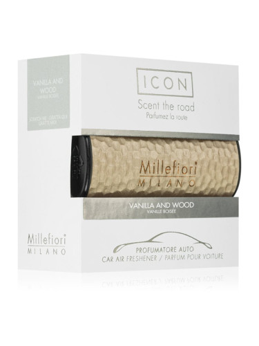 Millefiori Icon Vanilla & Wood aроматизатор за автомобил 1 бр.