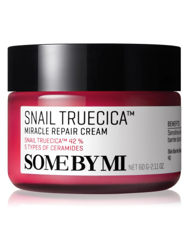 Some By Mi Snail Truecica Miracle Repair Cream успокояващ и хидратиращ крем 60 гр.
