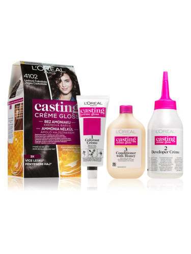 L’Oréal Paris Casting Creme Gloss боя за коса цвят 4102 Iced Chocolate 1 бр.