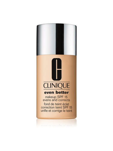 Clinique Even Better™ Makeup SPF 15 Evens and Corrects коригиращ фон дьо тен SPF 15 цвят CN 62 Porcelain Beige 30 мл.