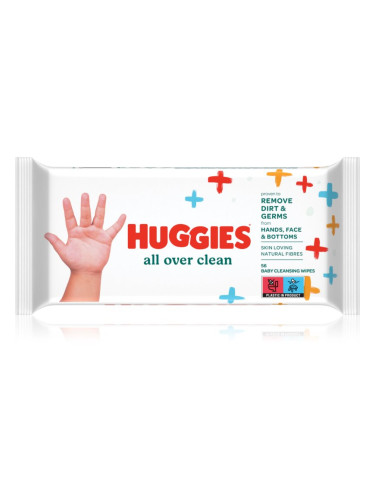 Huggies All Over Clean почистващи кърпички за деца 56 бр.
