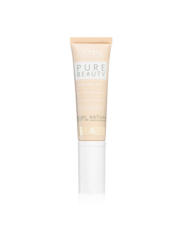 Astra Make-up Pure Beauty BB Cream хидратиращ BB крем цвят 02 Light 30 мл.