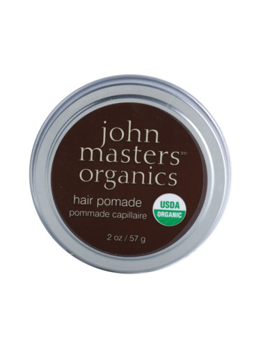 John Masters Organics Hair Pomade помада за изглаждане и подхранване на непокорна коса 57 гр.