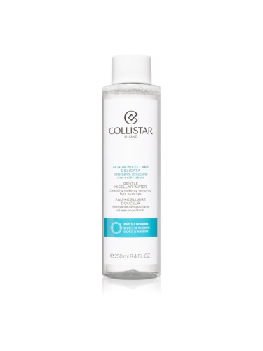 Collistar Gentle Micellar Water нежна почистваща мицеларна вода за чувствителна кожа на лицето 250 мл.