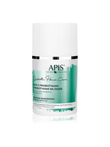 Apis Natural Cosmetics Synbiotic Home Care дневен успокояващ и хидратиращ крем с пребиотици 50 мл.