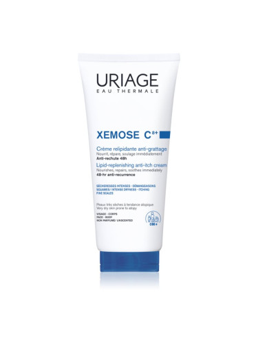Uriage Xemose C8+ Lipid-Replenishing Anti-Irritation Cream релипидиращ успокояващ крем за много суха чуствителна и атопична кожа 200 мл.
