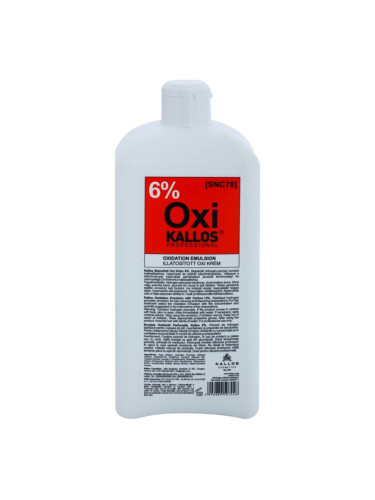 Kallos Oxi кремообразна активираща емулсия 6% за професионална употреба 1000 мл.