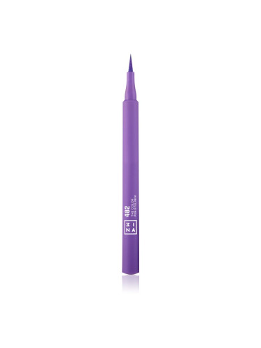 3INA The Color Pen Eyeliner очна линия в писалка цвят 482 - Purple 1 мл.