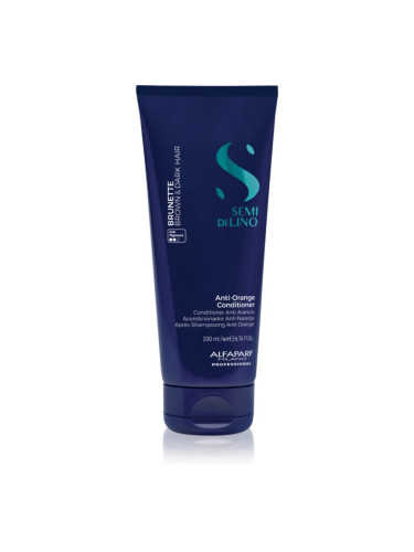 Alfaparf Milano Semi di Lino Brunette тониращ балсам неутрализиращ кафеникавите оттенъци 200 мл.