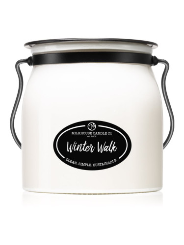 Milkhouse Candle Co. Creamery Winter Walk ароматна свещ Butter Jar 454 гр.