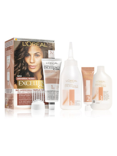 L’Oréal Paris Excellence Universal Nudes перманентната боя за коса цвят 5U 1 бр.