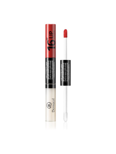 Dermacol 16H Lip Colour дълготране двуфазен цвят и гланц за устни цвят 34 4.8 гр.