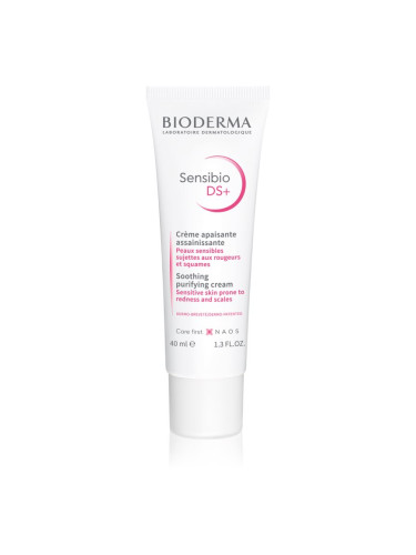 Bioderma Sensibio DS+ Cream успокояващ крем за чувствителна кожа на лицето 40 мл.