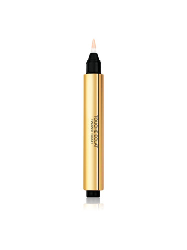 Yves Saint Laurent Touche Éclat Radiant Touch озарител писалка за всички типове кожа на лицето цвят 2,5 Vanilla Lumière / Luminous Vanilla 2,5 мл.