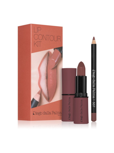 Diego dalla Palma Lip Contour Kit комплект за устни цвят 507 MARSALA 5,1 гр.