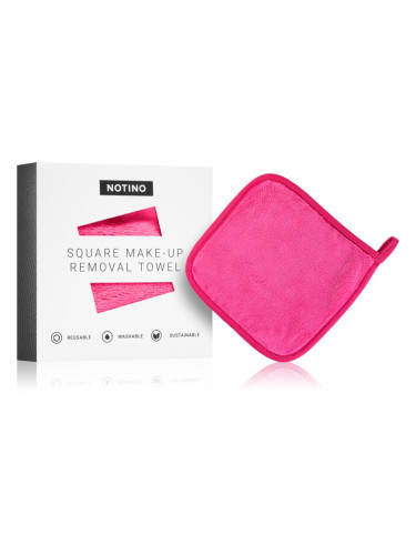Notino Spa Collection Square Makeup Removing Towel кърпа за отстраняване на грим цвят Pink 1 бр.