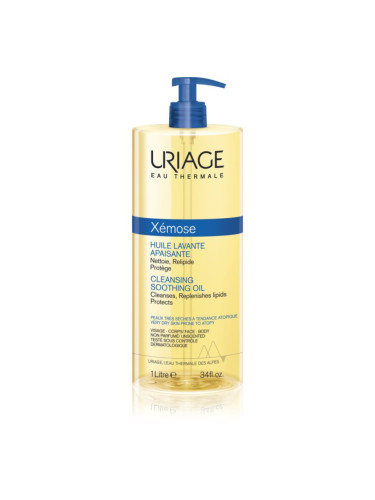 Uriage Xemose C8+ Anti-Itch Cleansing Oil успокояващо почистващо олио за суха и екзематична кожа 1000 мл.