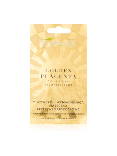Bielenda Golden Placenta Collagen Reconstructor кремообразна маска, намаляваща признаците на стареене 8 гр.