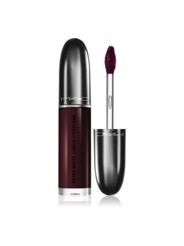 MAC Cosmetics Retro Matte Liquid Lipcolour матиращо течно червило цвят High Drama 5 мл.