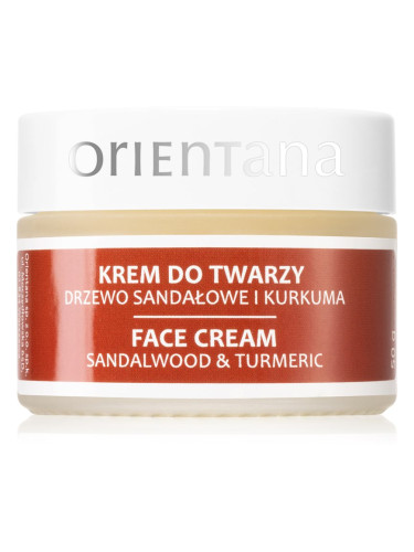 Orientana Sandalwood & Turmeric Face Cream подхранващ крем за лице 50 гр.