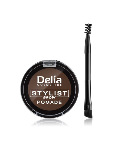 Delia Cosmetics Eyebrow Expert помада за вежди цвят Dark Brown 4 гр.