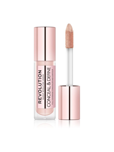 Makeup Revolution Conceal & Define течен коректор цвят C0,5 4 гр.