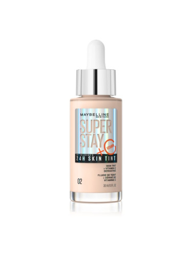 MAYBELLINE NEW YORK SuperStay Vitamin C Skin Tint серум да уеднакви цвета на кожата цвят 02 30 мл.