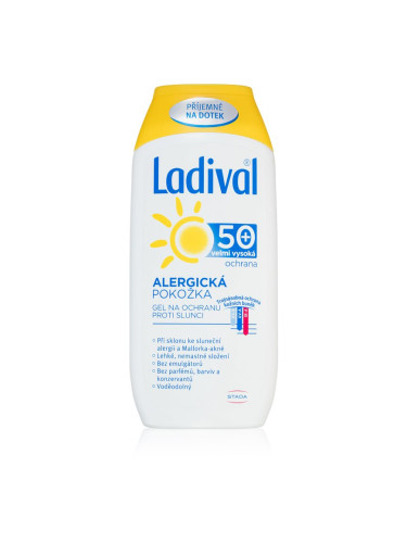 Ladival Allergic защитен крем-гел за слънчеви бани против слънчеви алергии SPF 50+ 200 мл.