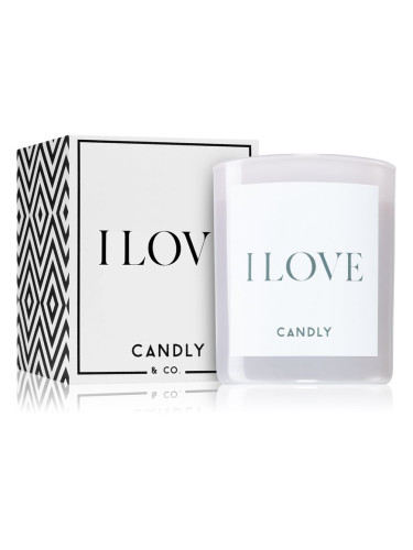 Candly & Co. I Love ароматна свещ 250 гр.