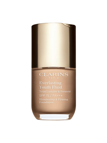 Clarins Everlasting Youth Fluid Foundation озаряващ фон дьо тен SPF 15 цвят 108 Sand 30 мл.